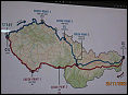 Mapa závodu 1000 Miles Adventure