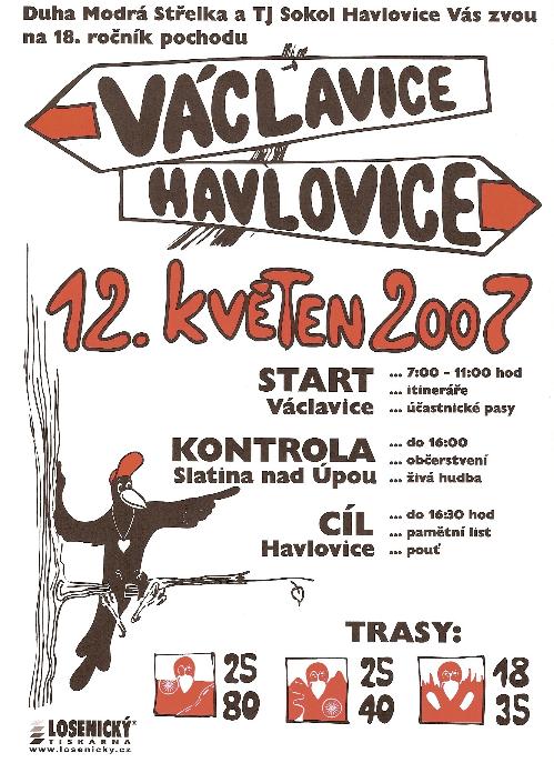 Pochod Vclavice Havlovice 2007
